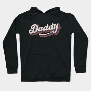 Daddy Typography swirl vintage Hoodie